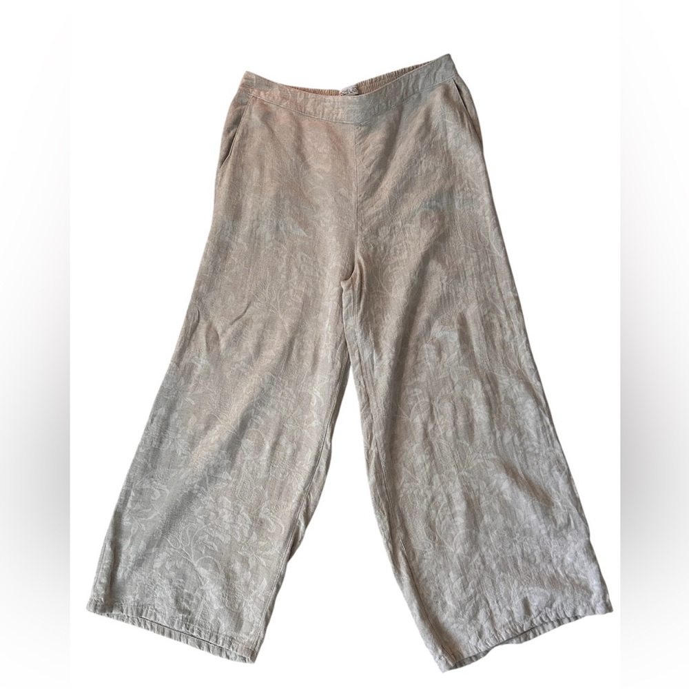 Rachel Zoe Cream Patterned Trousers